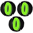 Versa-Tags 36 Number Zero (0) 7.5-Inch Green and Black Windshield Pricing Number Stickers for Car Dealers