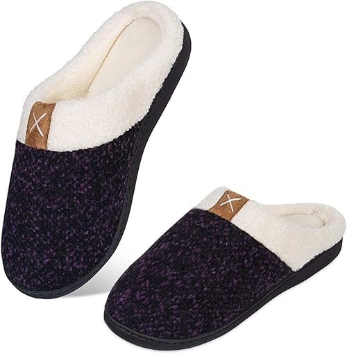 memory foam slippers womens amazon