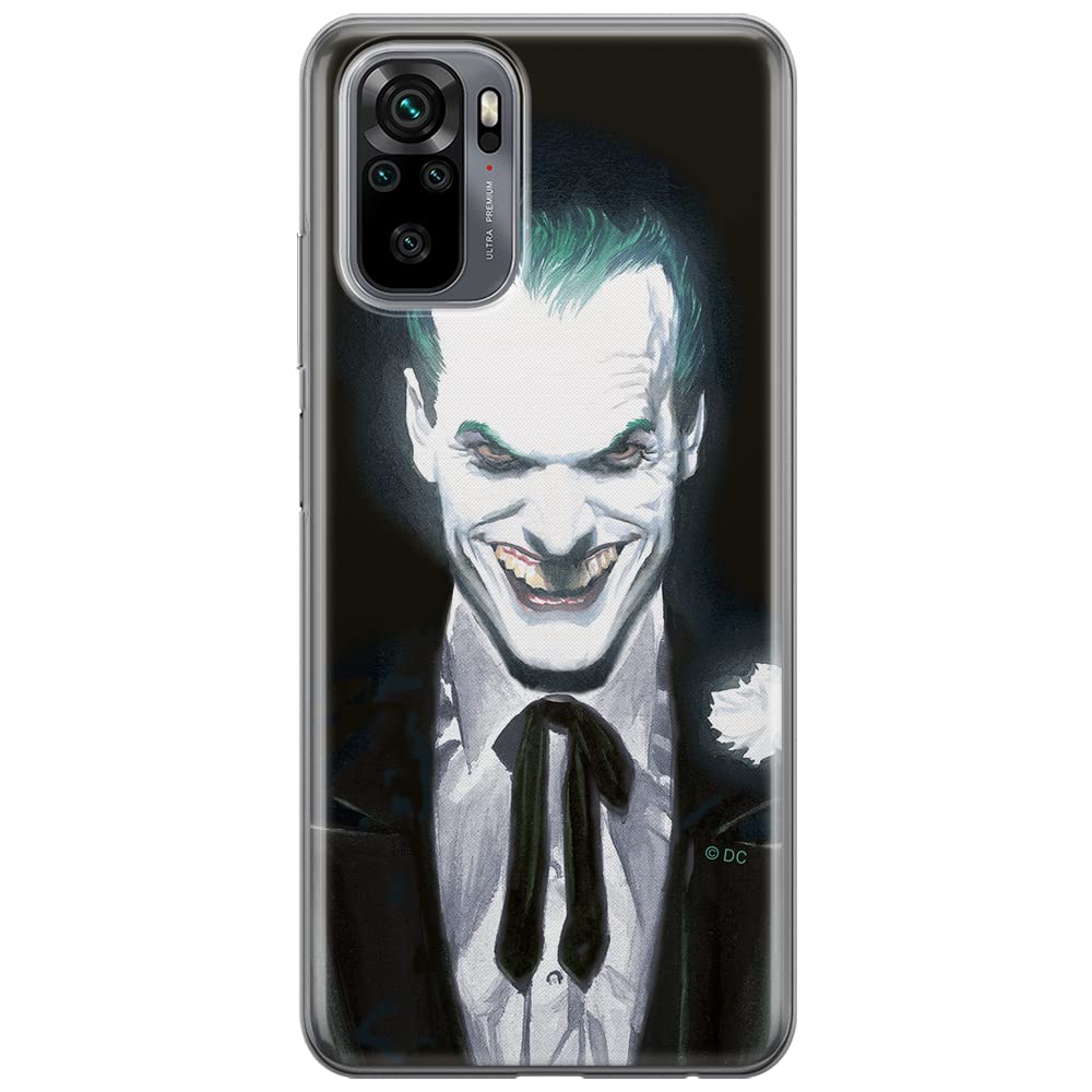 ERT GROUP mobile phone case for Xiaomi REDMI NOTE 10/ 10S original and officially Licensed DC pattern Joker 001 optimally adapted to the shape of the mobile phone, case made of TPU