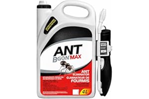 ANT B'gon MAX Ant Eliminator, Ready-to-Use Insecticide with Comfort Wand Applicator, 4L