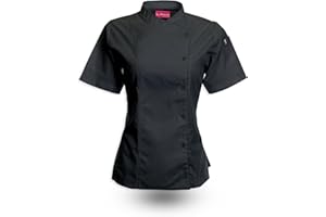 Chef Trends Women's Crossover Collar Keep Kool™ Mesh-Side Chef Coat C520