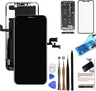 IPhone 15 Screen Replacement Kit - 6.1" Display Assembly With Tools, Tempered Glass, Full Repair Set