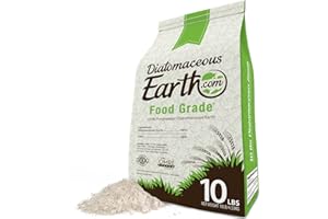 DiatomaceousEarth 10 LBS Food Grade Diatomaceous Earth - 100% Organic All Natural Diamateous Powder - Diametaceous for humans is Safe Around Children