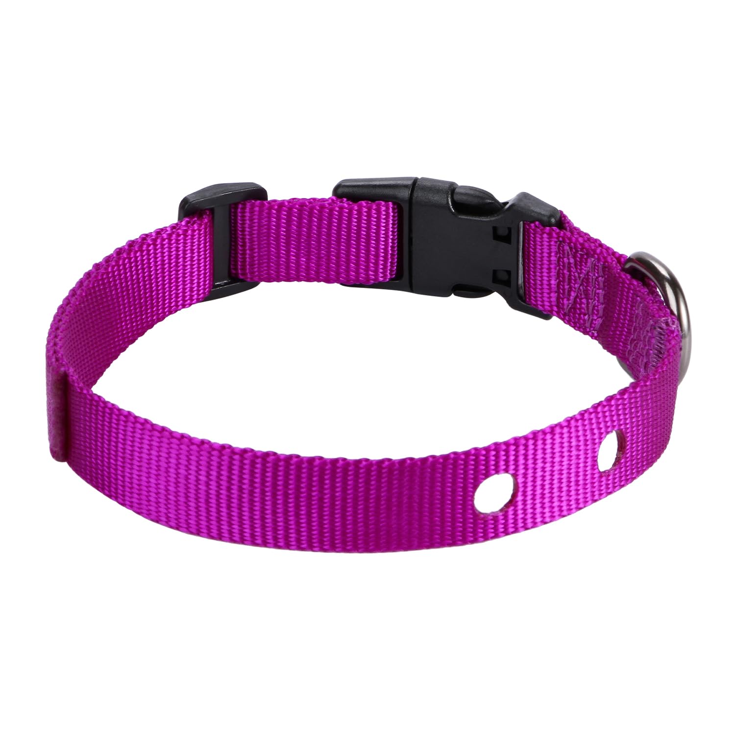 Photo 1 of 1 Inch Dog Shock Collar Replacement Strap with 2 Holes - Compatible with Most Brands of Ecollar Dog Fences and Training Collars, Purple