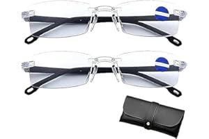 Kloiadka Auto Focus Glasses, Self Adjusting Blue Ease Optics Glasses, Auto Zoom Reading Glassess