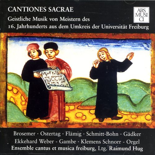 Cantiones Sacrae [Audio CD] Brosemer; Ostertag