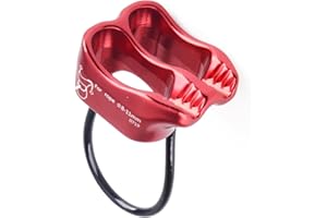 TRIWONDER ATC Belay Device V-grooved Micro Rescue Guide Belay Device for Rock Climbing Gear Rappelling Equipment