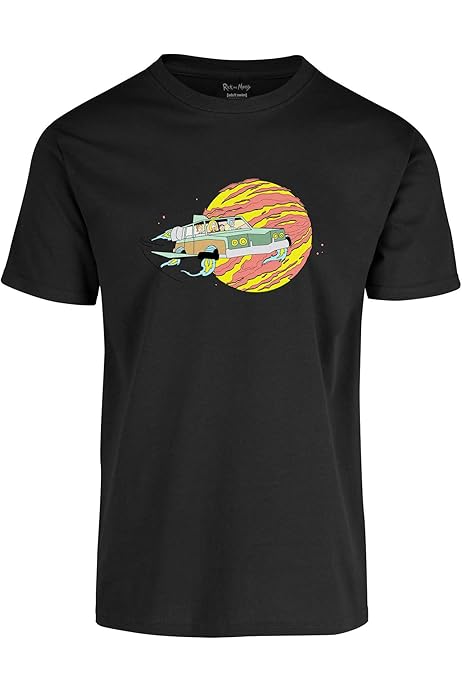 Fruit Of The Loom Hombre Playera Buzo De Rick And Morty Cuello