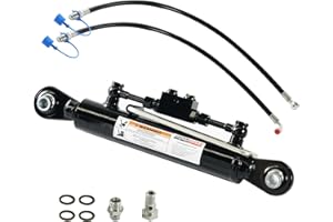 Kingway Hydraulic Top Link Cat. 1-1 with Locking Block Min. 18 1/8”→ Max. 26 3/8” with 2 x Hoses Stroke. 8 1/4" - 7200 lbs Pu