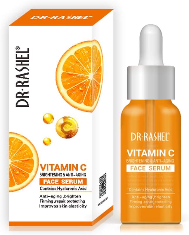 Allouli Vitamin C Liquid Serum Anti-aging Whitening 10% Small Molecules VC Essence oil and 5% Collagen 50ML