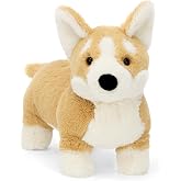 Jellycat Betty Corgi Dog Stuffed Animal, Medium 8 inches - Dogs &amp; Puppies Plush Toy - Classic Children's Gift