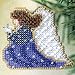 Starlight Angel Beaded Counted Cross Stitch Ornament Kit Mill Hill 2002 Winter Holiday H197