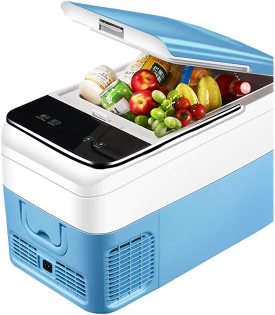 QCYSK Portable RV Refrigerator/Freezer Compact Vehicle Car Fridge Compressor Electric Cooler for Car,Truck,RV,Boat,Outdoor use 12/24V DC,Cooling from 10℃ to -20℃