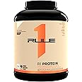 Rule One Proteins Naturally Flavored R1 Protein - Pure Whey Isolate and Hydrolyzed Whey Isolate Protein Powder with Natural Flavors, 25g Protein, & 6g BCAAs Per Serving (4.3 Pounds*, Pure Vanilla)