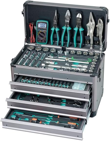 Hylh 124 En 1 Ensemble D Outil Professionnel De Manche Reparation D Electricien Professionnel Et Kit D Outils Pour Les Amateurs De Bricolage Amazon Fr Bricolage