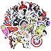 shuyilong Superhero Stickers Packs for Kids(100pcs) Marvel Avengers Decals for Water Bottles MacBook Car Helmet Bike Motorcycle Bumper Skateboards Luggage Snowboard,Graffiti Patches for Party Favors