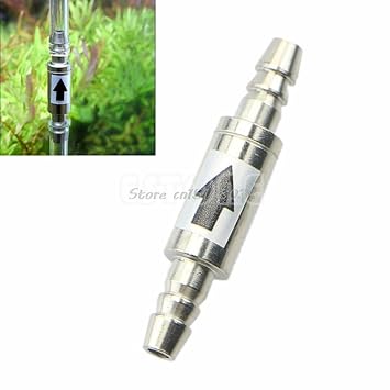 EasyBuy India New Stainless Steel CO2 One Way Check Valve For Aquarium CO2 Diffuser Regulator -S018 High Quty