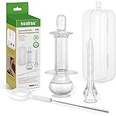 haakaa Baby Medicine Dispenser Set,Baby Essentials,Baby Medicine Syringe,Unique Silicone Ball Design,Medical-Grade Silicone,0