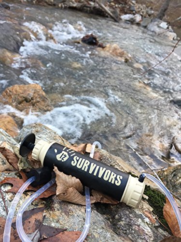 12 Survivors Hand Pump Water Purifier (Certified Refurbished)