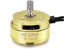 INJORA Fat Viper 2204 Brushless Outrunner Motor Gold Edition for 1/18 TRX4M Upgrade