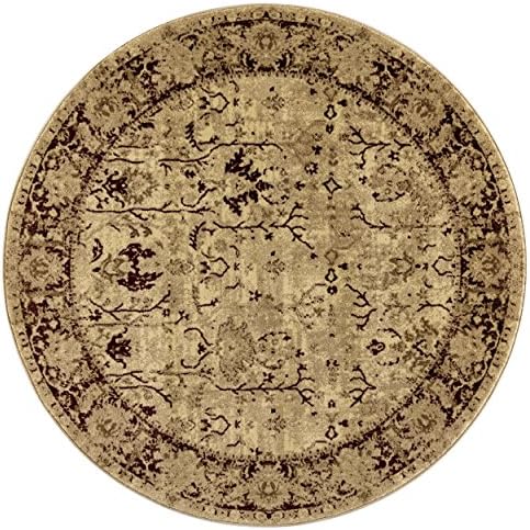 Great American Distributors Enduring Collection Victorian Area Rug, Red/Cream