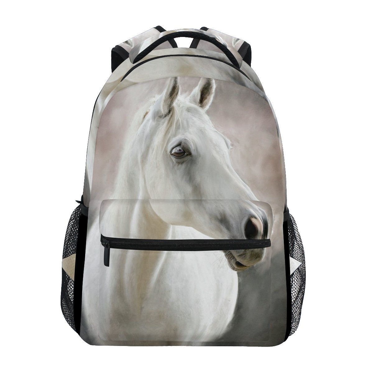 JSTEL Kids Backpack Girls Teenager School Horse Backpacks School Pack Rucksack Shoulder Bag Bookbag Laptop Backpacks Casual Daypack