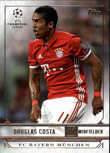 Amazon Com 2017 Topps Ucl Uefa Champions League Soccer 67 Douglas Costa Fc Bayern Munchen Official Futbol Trading Card Collectibles Fine Art