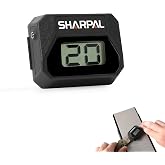 SHARPAL 195H Digital Angle Guide for Knife Sharpening Stone and Whetstone | Freehand Digital Angle Trainer, Motion-Filtering Algorithm, Stable Real-Time 1&deg; Readout, 0&ndash;80&deg;, Compact, Strong Magnetic Base