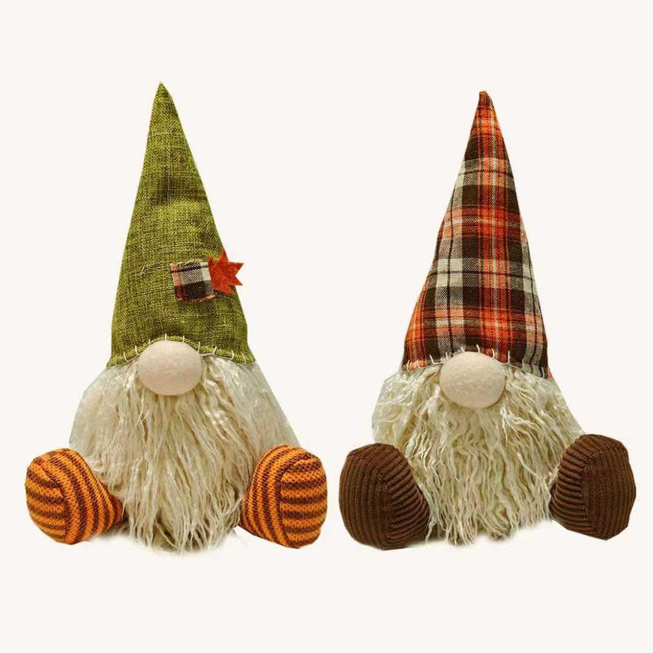 Photo 1 of Hengdali 10.5 inches Thanksgiving Gnome Decorations, Mr and Mrs Autumn Harvest Gnomes Farmhouse Tiered Tray Decor, Gnomes for Fall, Thanksgiving Day Gift (1set 2pcs)