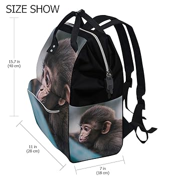monkey diaper bag