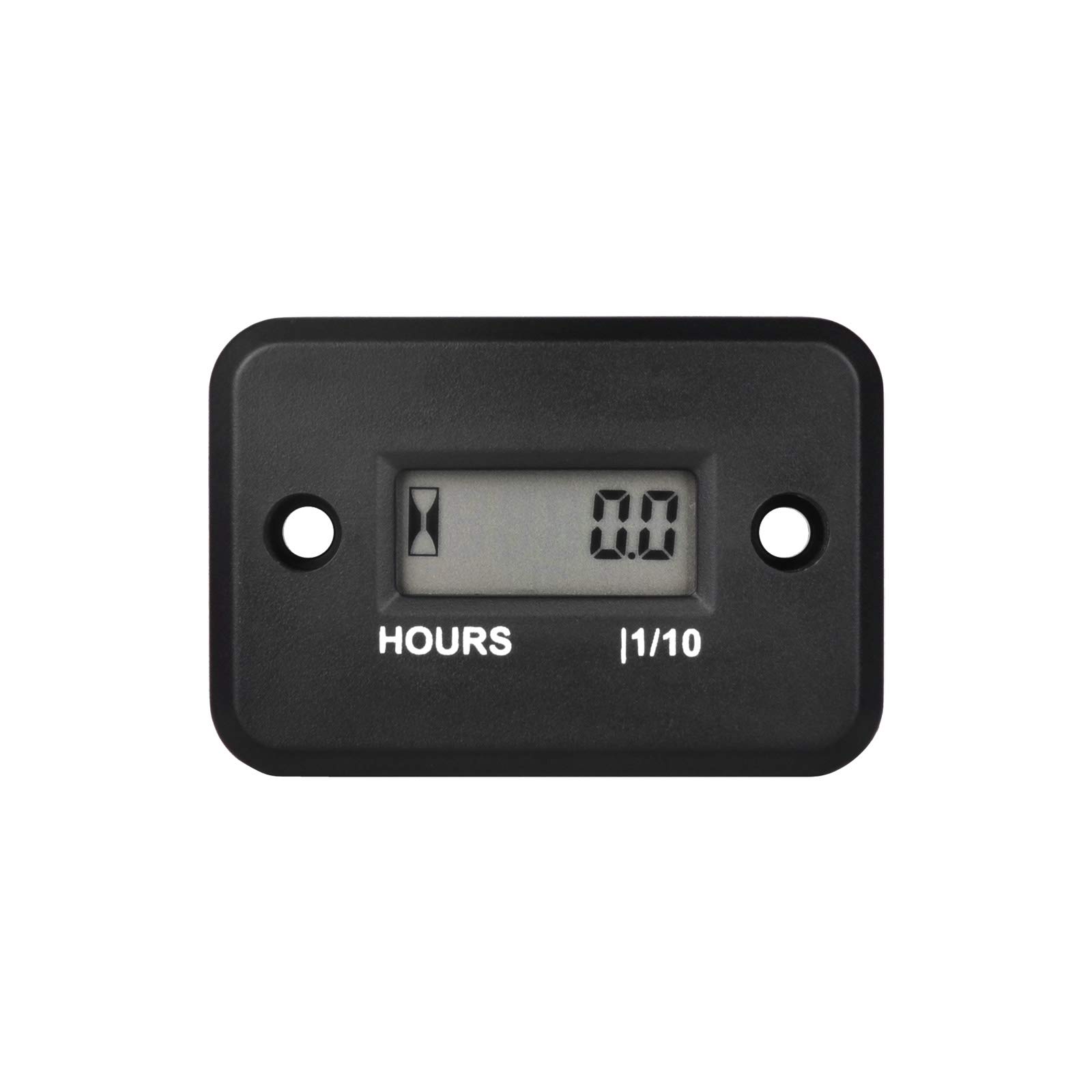 HonorMeet Digital Inductive Hours Counter,Total Hours for Maintenance,Waterproof Design for Lawn Mower Generator Chainsaw Outboards ATV Motorbike Snow blower High Pressure Washer. (1 PC)