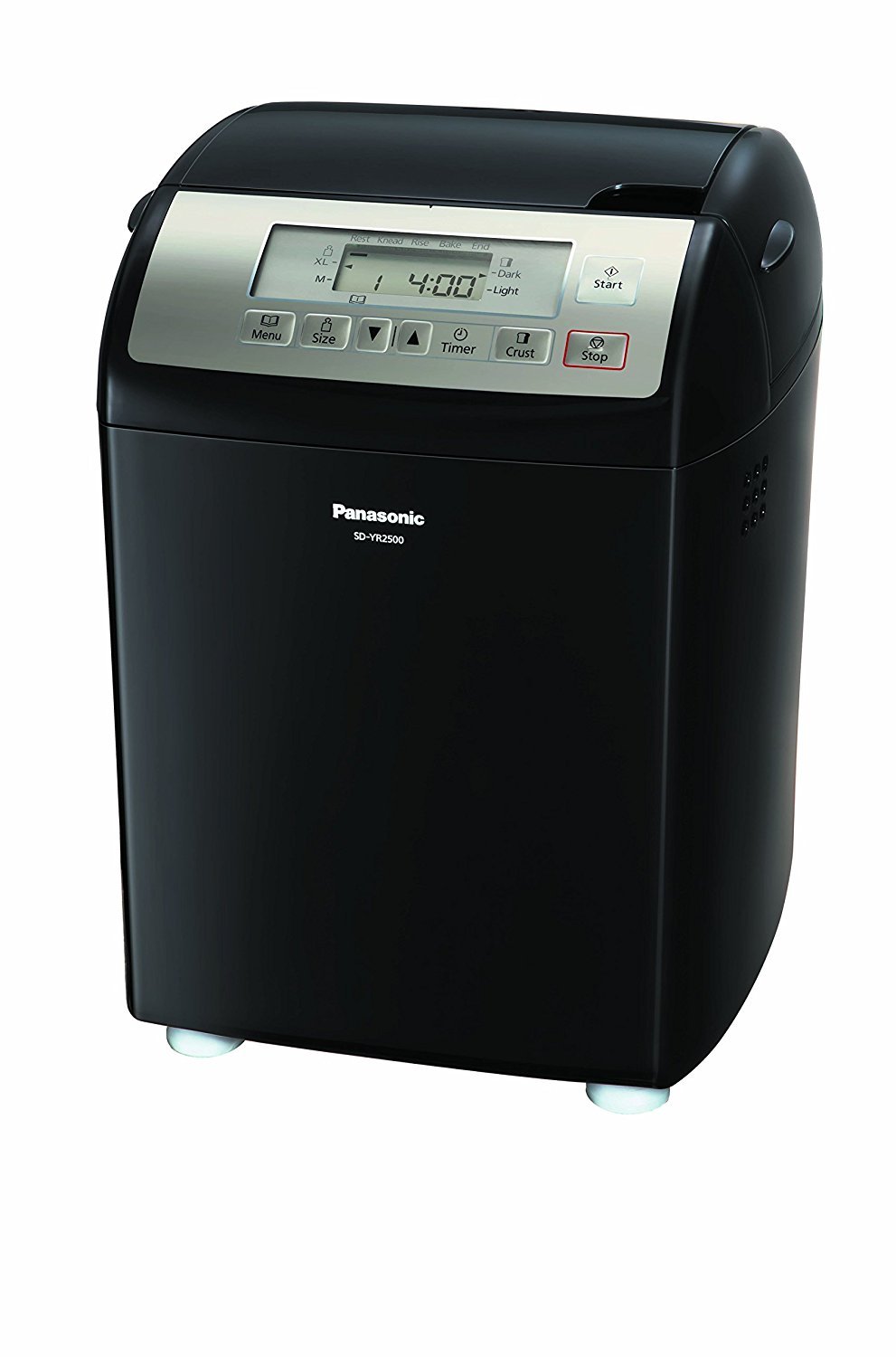 Amazon.com: Panasonic SD-YR2500 Bread Maker with Gluten Free Mode and Yeast  / Raisin / Nut Dispenser, Black: Kitchen & Dining