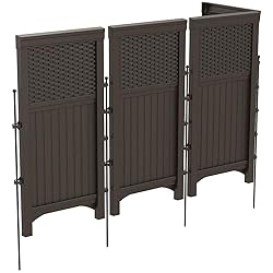 Suncast 4 Freestanding Wicker Resin Reversible