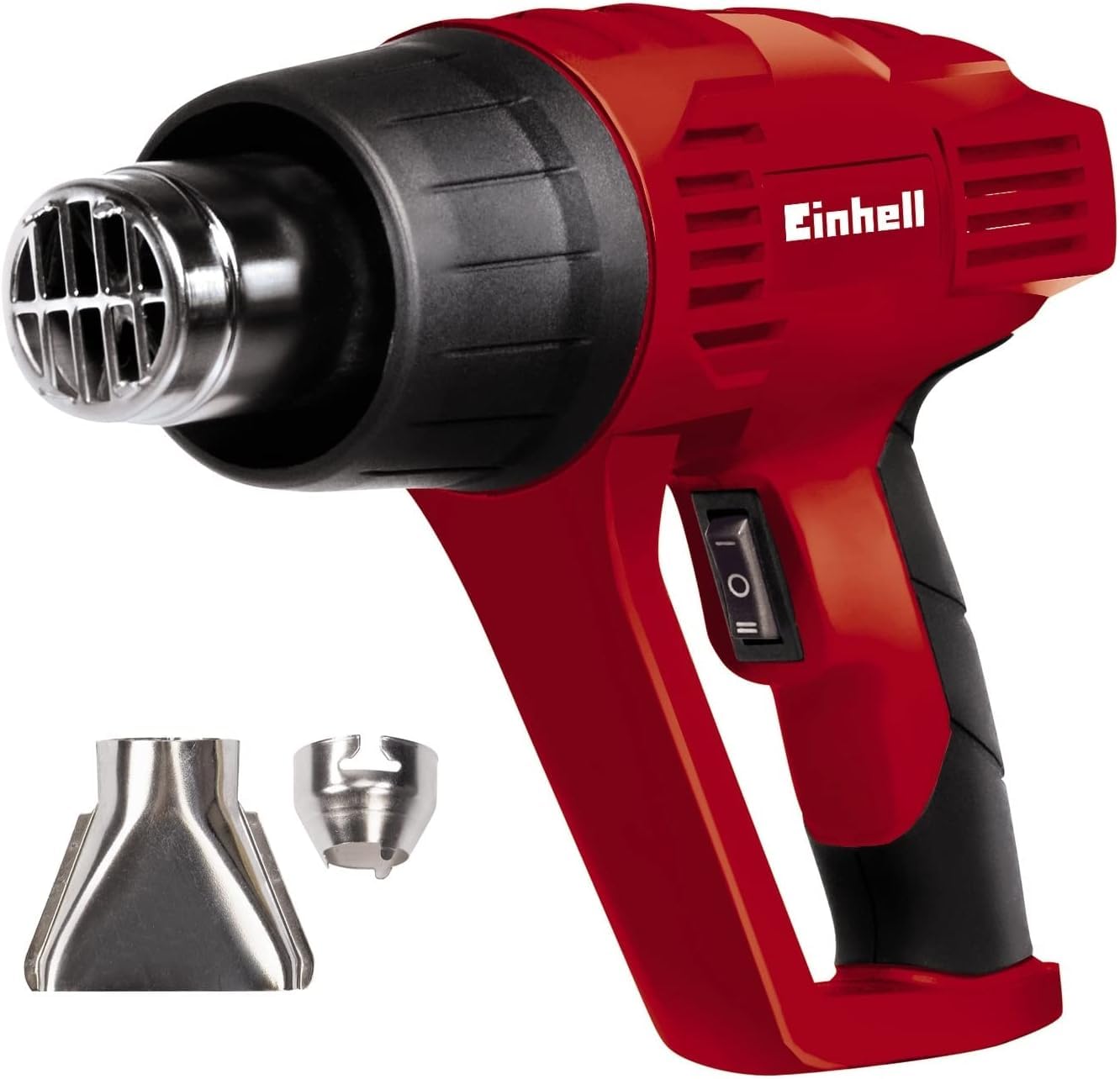 Einhell Electric Heat Gun 2000W, Hot Air Gun with Dual Heat Settings for Paint Stripping, Vinyl Application, Crafts, Resin | Includes Wide and Reducer Nozzles TC-HA 2000/1