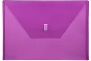 Lion Design-R-Line Poly Envelope, 9-3/8 X 13-Inch, Transparent Purple, 1 Envelope (22080-PR)