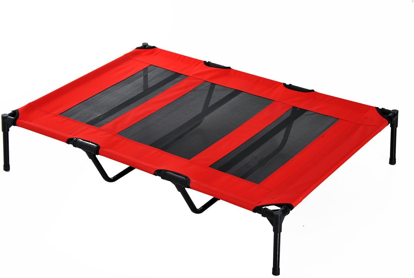 pawhut elevated dog bed