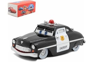 IYZEVK Car 3 Toys, Car Movie, Jackson, The King, Die-cast Toy Car, for a Boy's Birthday (Sheriff)
