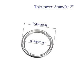 Unifizz 304 Stainless Steel Welded O Ring