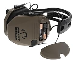 Walker's Razor Tacti-Grip Earmuffs- Flat Dark