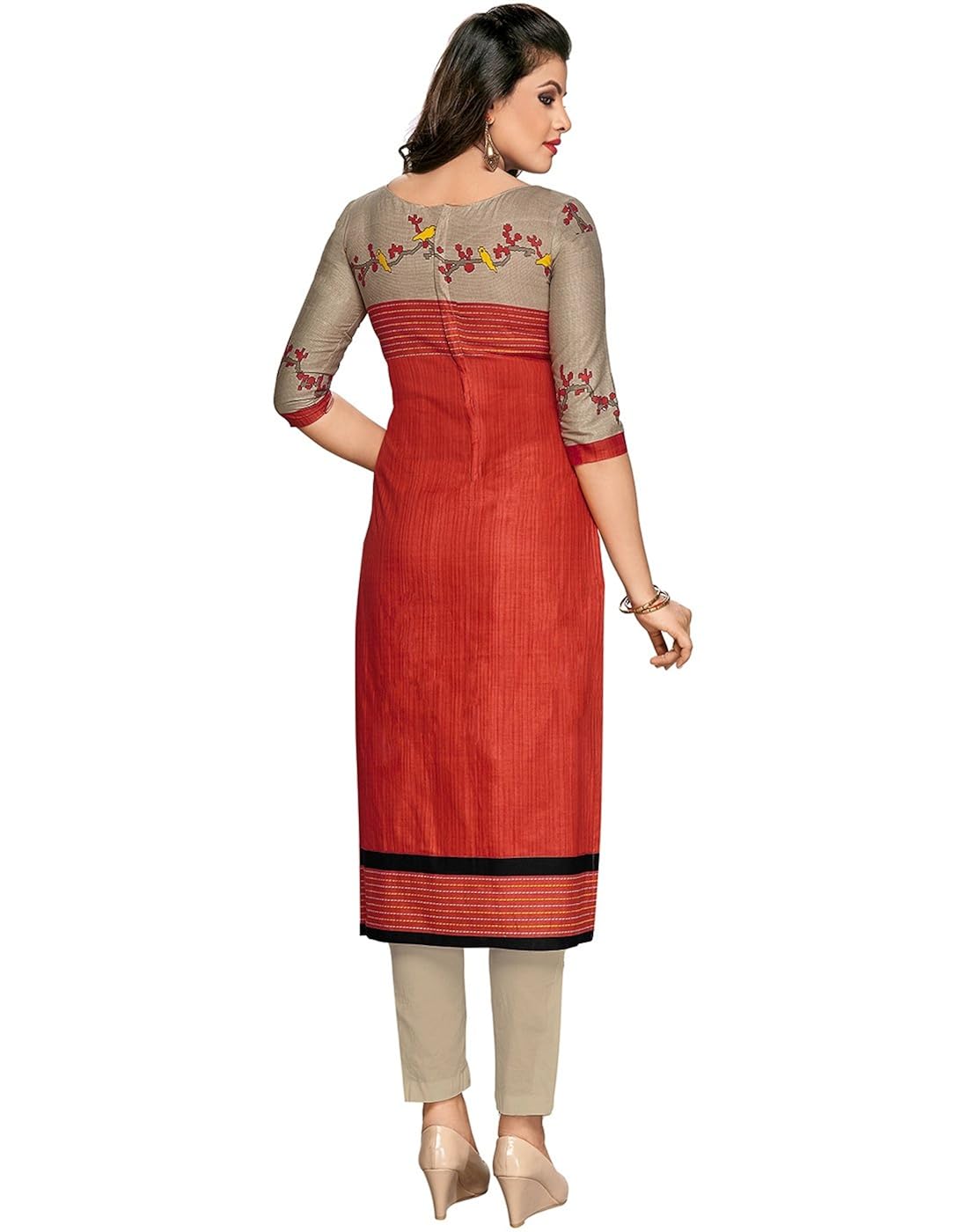 jevi prints women's unstitched kurti material