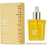 Evereden Golden Belly Serum, 1.7 fl oz. | Clean & Vegan Women's Belly Oil for Pregnancy and Postpartum | Clean Maternity Skincare | Non-Toxic Stretch Mark Oil