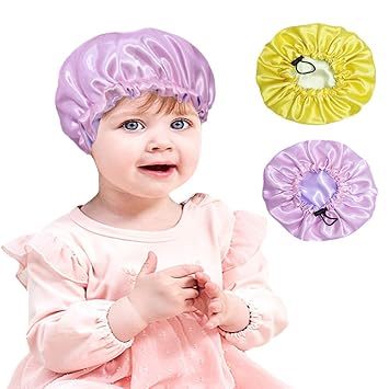 baby satin bonnet amazon