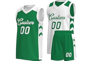 Custom Reversible Basketball Jersey for Men/Youth - Personalize Printed Team Uniform,Printed Team Name Number Logo