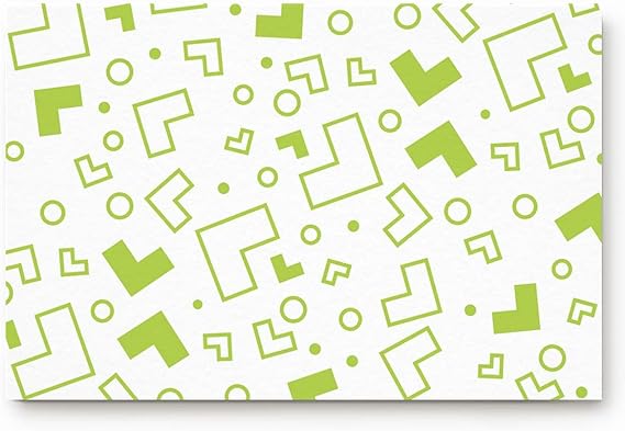 Alfombrilla de diseño geométrico de los años 90 Alfombrilla de cocina