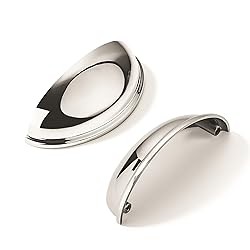 khtumeware 2 Pack 3-1/2" Drawer Pulls Polished