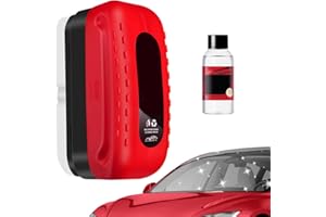 Auiepet Car Glass Oil Film Cleaner, 2026 New Automotive Oil Film Cleaning Brush for Car Windows, Cars Window Glasses Cleaning Boar with Extra Cleaner, Universal Anti-Rain Fog Glass Brush (1)