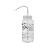 Bouteille De Lavage De Gaz En Verre Borosilicaté 500 Ml - Bouchon GL45, Joint Silicone, Raccord 8 Mm Pour Laboratoire