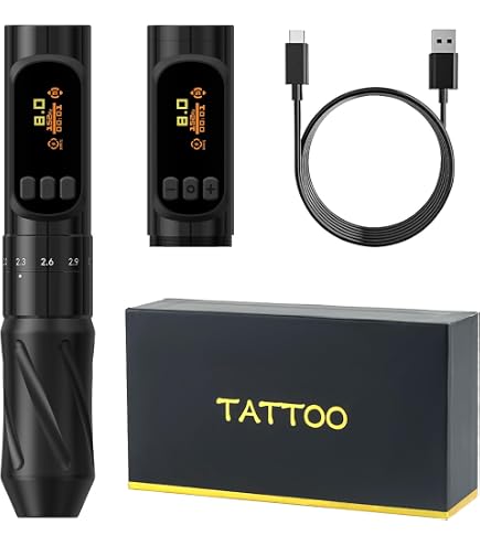 Amazon.com: BIGWASP Z3 Wireless Rotary Tattoo Machine Pen, 6