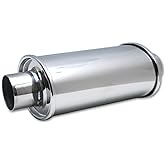 Vibrant Performance 1141 2.5' Ultra Quiet Resonator, Silver