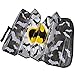 BDK Batman Car Seat Covers Gift Set - Officially Licensed Warner Brothers Auto Accessories Bundle, Includes Car Seat Covers with Car Floor Mats and Sunshade, C1304